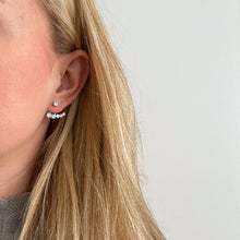 Load image into Gallery viewer, Nora ➺ Silver ear jacket and earrings
