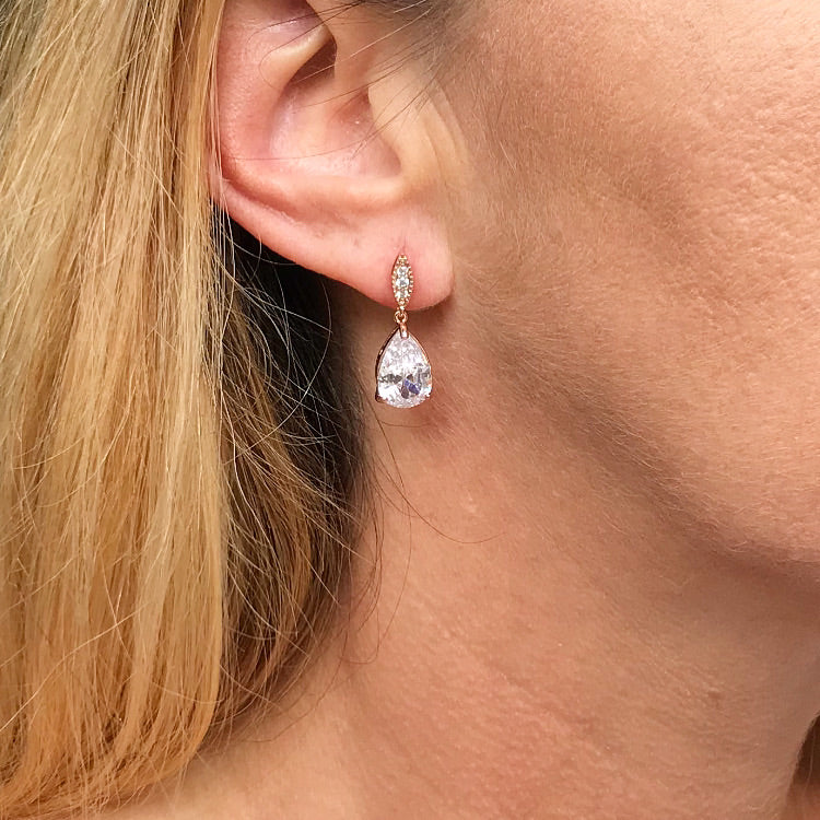 Clara ➺ Rosegold earrings
